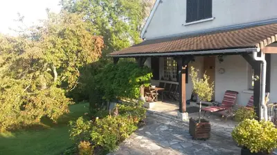 Jardin de l'établissement la Maison d'Arbouet