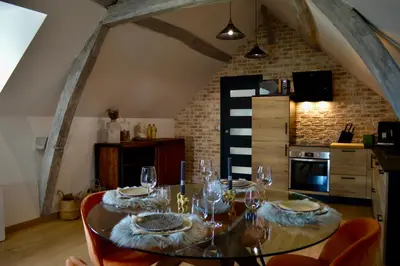 Cuisine ou kitchenette dans l'établissement La Charmeraie Wellness & SPA