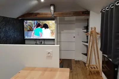 Cuisine ou kitchenette dans l'établissement Studio chaleureux en hyper centre