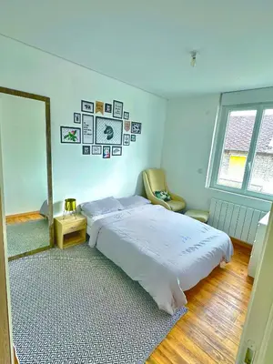 Un ou plusieurs lits dans un hébergement de l'établissement Luxury, Peaceful 3 bedroom family home