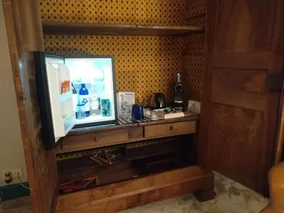 Cuisine ou kitchenette dans l'établissement Le Grand Barrois