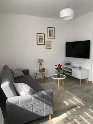 Télévision ou salle de divertissement dans l'établissement Cottage Interieur Spa classé 4 étoiles - balnéo et sauna privatif