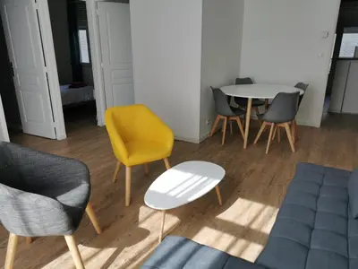 Coin salon dans l'établissement Chez Gabin
