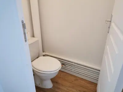 Salle de bains dans l'établissement Chez Gabin