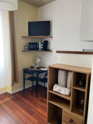 Cuisine ou kitchenette dans l'établissement Reims Authentique
