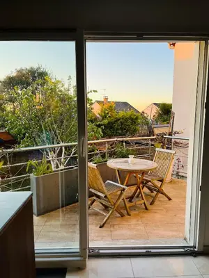 Balcon ou terrasse dans l'établissement Pink Tropical Champagne