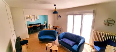 Coin salon dans l'établissement Le Douillet par Picardie Homes