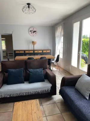 Coin salon dans l'établissement Le Havre de Braye