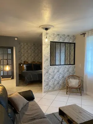 Coin salon dans l'établissement Le Havre de Braye