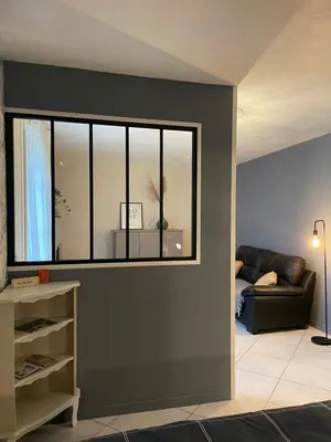 Coin salon dans l'établissement Le Havre de Braye