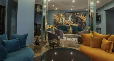 Coin salon dans l'établissement Best Western Plus Le Picardy