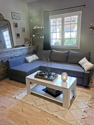 Coin salon dans l'établissement gîte Cosy Green 2