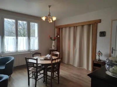 Coin salon dans l'établissement La Lisière Appartement 2 chambres