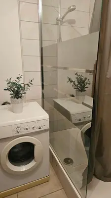 Salle de bains dans l'établissement La maison de lavande