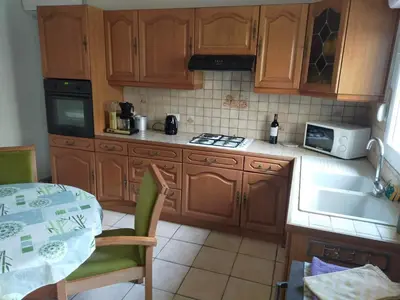 Cuisine ou kitchenette dans l'établissement Logis51