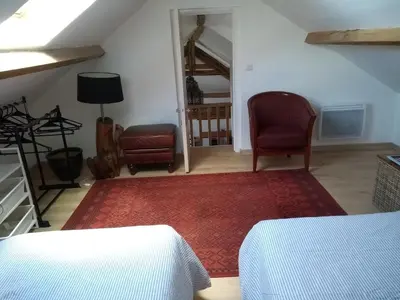 Un ou plusieurs lits dans un hébergement de l'établissement 10km to Disneyland - Terrace Parking & Sleeps 4