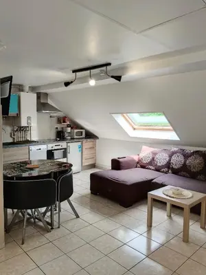 Cuisine ou kitchenette dans l'établissement Gite BA 3