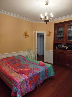 Un ou plusieurs lits dans un hébergement de l'établissement Le Relais de la Bulle Enchantée