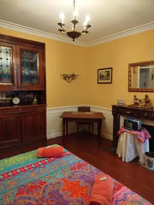 Un ou plusieurs lits dans un hébergement de l'établissement Le Relais de la Bulle Enchantée