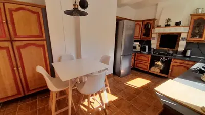 Cuisine ou kitchenette dans l'établissement Chez Thomas