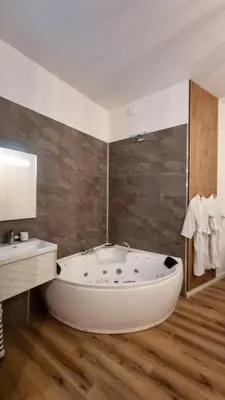 Salle de bains dans l'établissement La Bastide Champenoise - Chambres d'hôtes