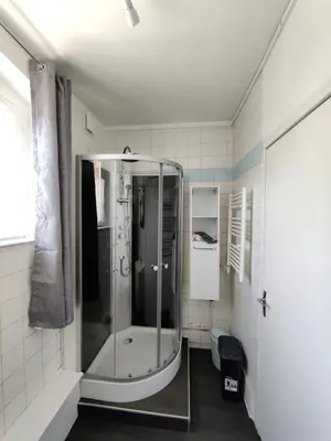Salle de bains dans l'établissement studio Le 46 bis
