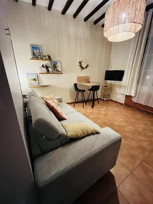 Coin salon dans l'établissement Logement, plein centre du village de Verzy