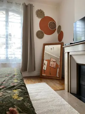 Un ou plusieurs lits dans un hébergement de l'établissement Le Cocon Rethelois.