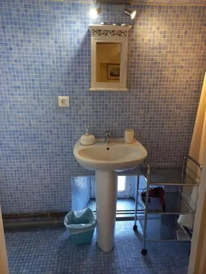 Salle de bains dans l'établissement Colombier du château