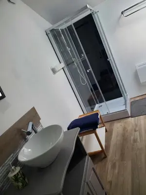 Salle de bains dans l'établissement Gite Comme a la maison