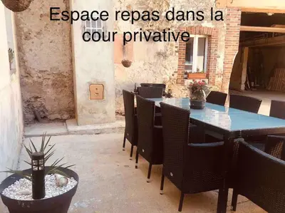 Plan de l'établissement Chez Lilly & Cie 10 à 12 personnes avec sauna et piscine