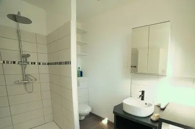 Salle de bains dans l'établissement L'effervescence