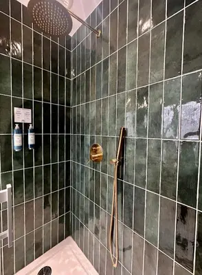 Salle de bains dans l'établissement Studio 1 des Remparts à 5 mins de Charleville-Mézières