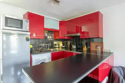 Cuisine ou kitchenette dans l'établissement Maison Mareuil