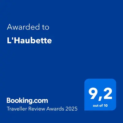 Certificat, récompense, panneau ou autre document affiché dans l'établissement L'Haubette