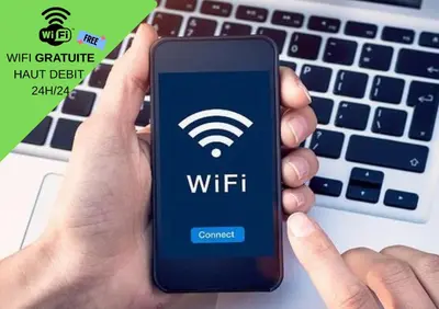 Plan de l'établissement Grand T2 Jardin Wifi Parking Proche Gare