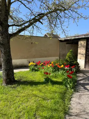 Jardin de l'établissement Gîte Le Calyaden