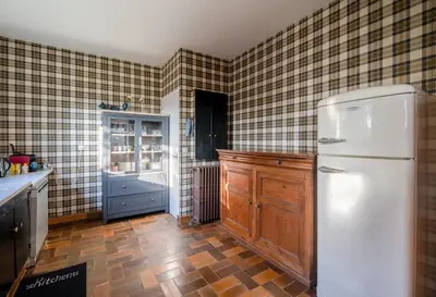 Cuisine ou kitchenette dans l'établissement Villa avec vue panoramique