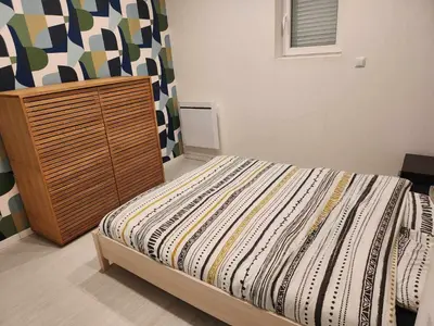 Un ou plusieurs lits dans un hébergement de l'établissement Maison de campagne