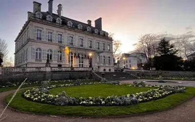 Jardin de l'établissement Fine bulle en Champagne - 1 chambre - Terrasse