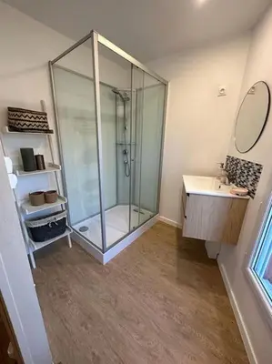 Salle de bains dans l'établissement Les gigottes