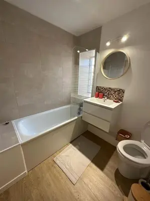 Salle de bains dans l'établissement Les gigottes