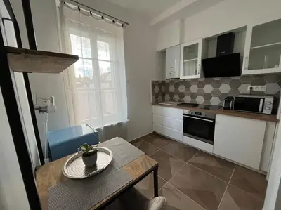 Cuisine ou kitchenette dans l'établissement Studio 54