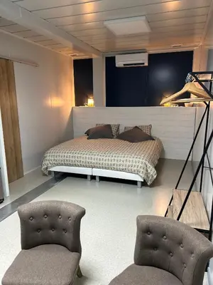 Coin salon dans l'établissement Les Chambres de Campagne