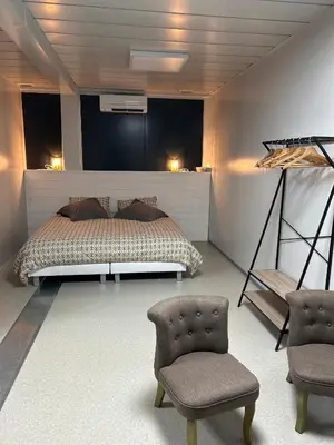 Coin salon dans l'établissement Les Chambres de Campagne