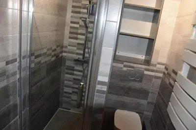 Salle de bains dans l'établissement Gite de Grigny 2