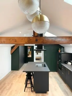 Cuisine ou kitchenette dans l'établissement Suite Théodore - 2 pers
