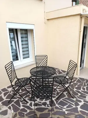 Balcon ou terrasse dans l'établissement Gîte Linglet