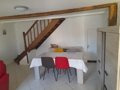 Coin salon dans l'établissement Gîte Linglet