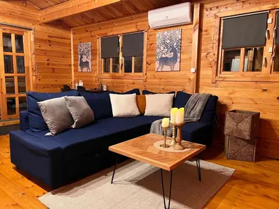 Plan de l'établissement L'Enseigne -Location de 2 chalets privatifs avec Spa